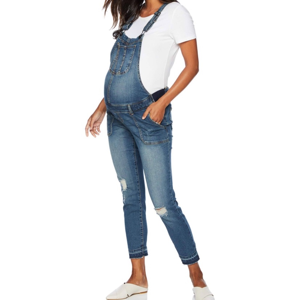 Indigo Blue Maternity Overall
